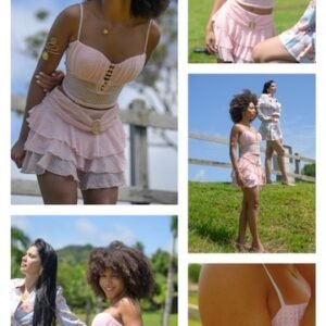 Elegant Ensemble Jupe Short
